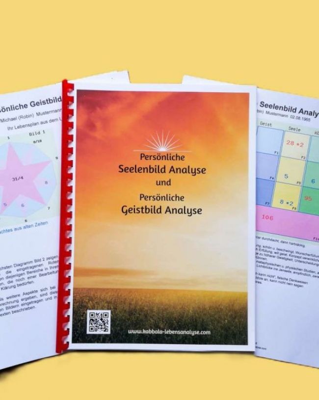 Persönliche Seelenbild & Geistbild Analyse